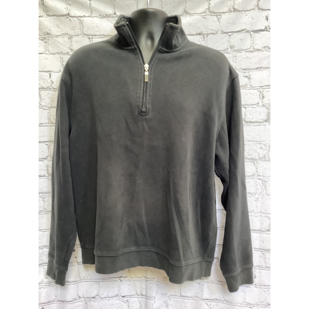 Callaway Golf X Series Mens Black Quarter Zip Pullover Sweatshirt Size Large